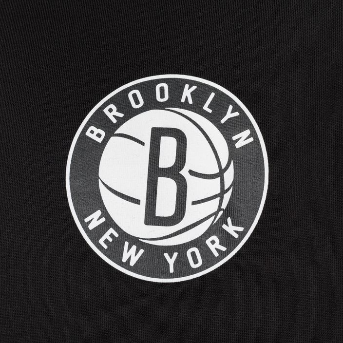 Männer neue Era NBA große Grafik BP OS Tee Brooklyn Nets schwarz 9